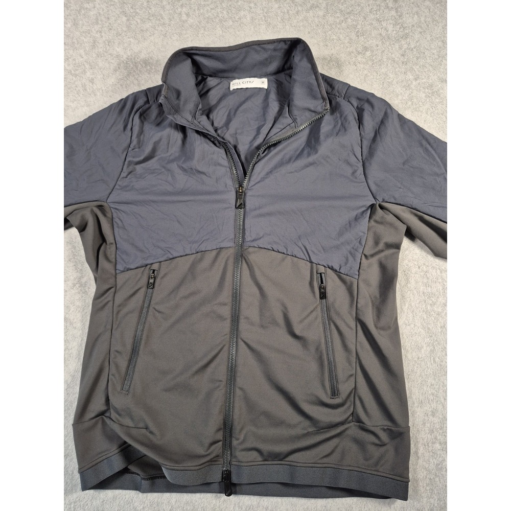 Hill City Insulated Full Zip Light Run Jacket Navy/Black Men's Medium Huckberry